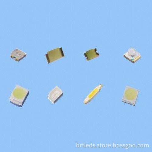 SMD LED, 0402 Package, Super Pure Green Color, 1.0x0.5x0.45mm, 250mcd Typical Luminous Intensity